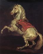 Theodore   Gericault Napoleon mold Tamerlan oil painting